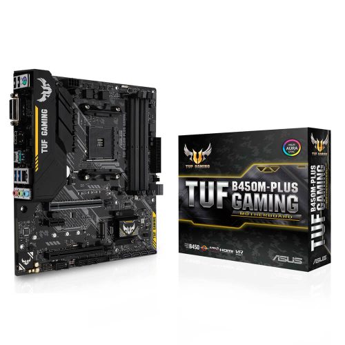 Tarjeta Madre TUF B450M-Plus Gaming ASUS Socket AM4 AMD B450 Micro ATX