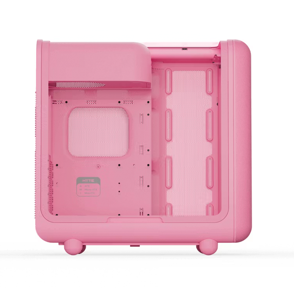 Gabinete Hyte X50, Mid Tower, ATX/EATX/Micro-ATX/Mini-ITX, 1x USB 3.2 Gen 2x2 Tipo-C, Vidrio Acústico Laminado, Strawberry Milk, CS-HYTE-X50G-SM - Image 4
