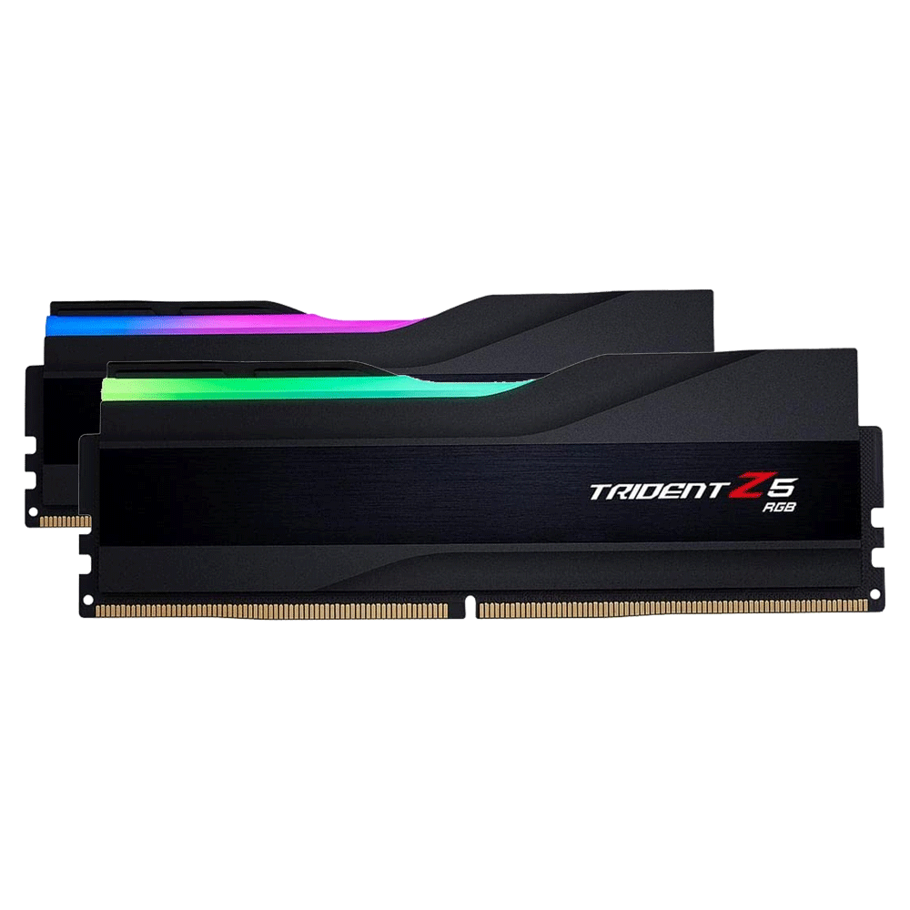 Memoria RAM 32GB DDR5 GSkill Trident Z5 RGB 5600Mhz Negras, Kit 2x16GB, F5-5600J3636C16GX2-TZ5RK, PROMOG.S. /MAX. 1 X CLIENTE