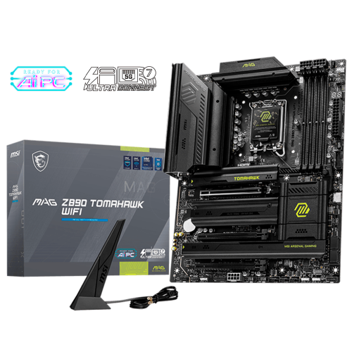 Tarjeta Madre MAG Z890 TOMAHAWK WIFI, ATX, LGA 1851, DDR5, 9200+MT/s OC, 1xPCIe 5.0 x16, Intel® Core™ Ultra Series Ready, M.2 Gen5, 5G LAN, Wi-Fi 7, MAG Z890 TOMAHAWK WIFI