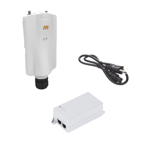 MIMOSA NETWORKS A5XPACK Kit de radio A5x, 700 Mbps, hasta 64 usuarios concurrentes, Monitoreo a travez de la nube, incluye POE24V y cable de alimentación PCC53