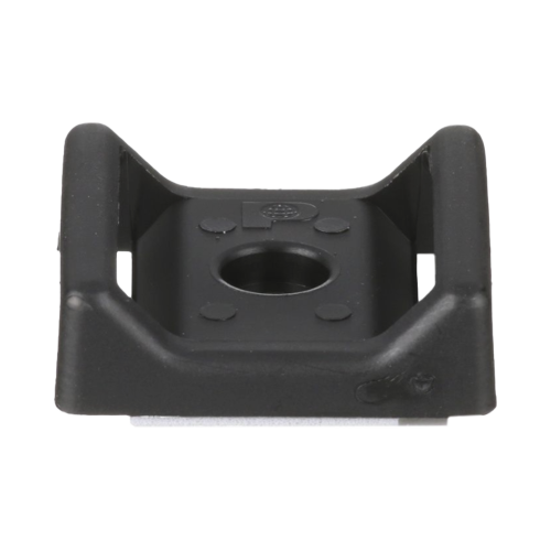 PANDUIT ABMT-A-C20 Sujetador Para Cable, con Adhesivo, 28.5 x 28.5 mm (1.12 in x 1.12 in), Color Negro, Paquete de 100pz