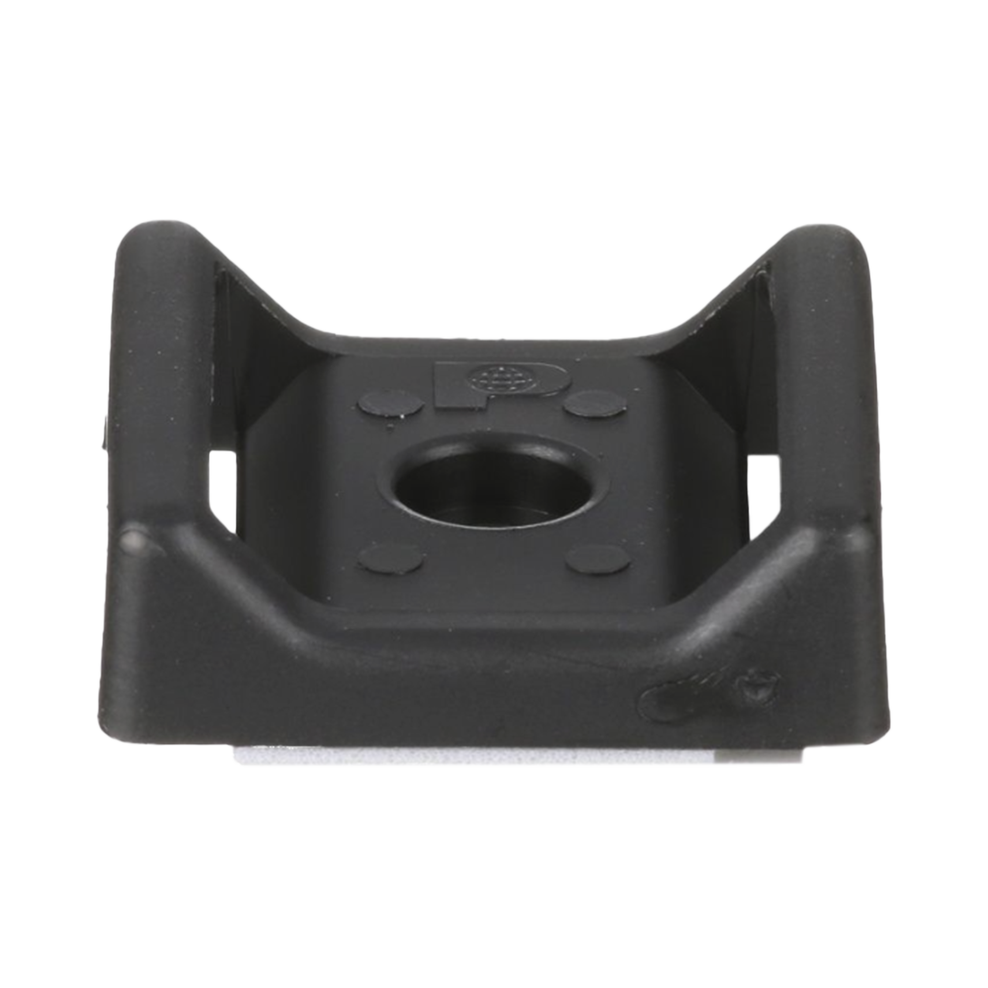 PANDUIT ABMT-A-C20 Sujetador Para Cable, con Adhesivo, 28.5 x 28.5 mm (1.12 in x 1.12 in), Color Negro, Paquete de 100pz