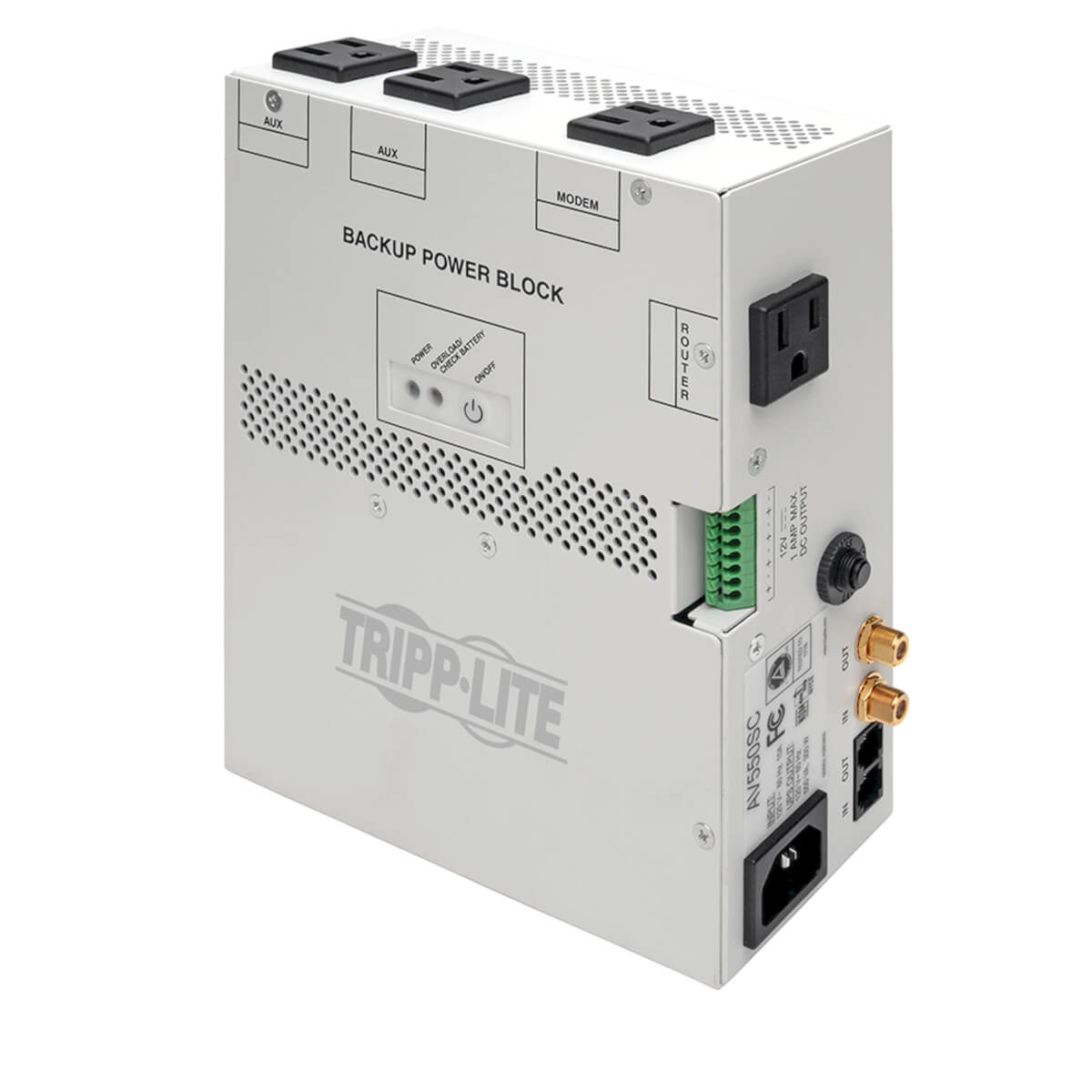 BLOQUE TRIPPLITE AUDIO/VIDEO AV550SC –