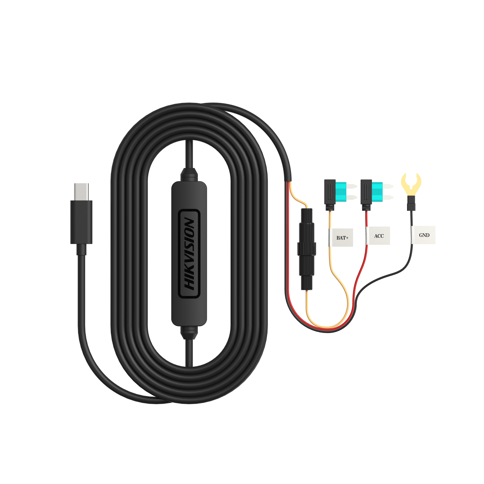 HIKVISION AE-DF7351 Adaptador para Alimentar Dahscam Directo de la Bateria del Automovil, Compatible con AE-DC2018-K2, AE-DC4328-K5, AE-DC2018-D1
