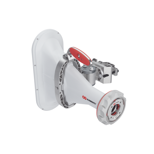 RF ELEMENTS AH90-TP Antena asimétrica de 90° (90°H 25°V) 16 dBi tipo cuerno 5180-6000 MHz altamente eficiente, sin cables, sin perdidas, sin lóbulos listas para TwistPort, Montaje mejorado