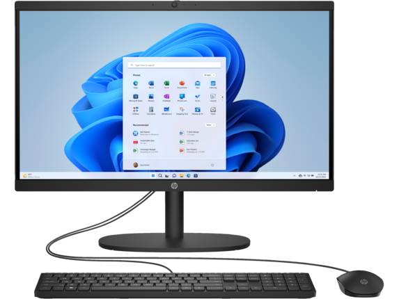 Computadora De Escritorio All In One HP 22-Dg0009la 21.45 (A47BXLA#ABM) – Intel N100, 128 GB UFS, Memoria 8 GB De RAM, Windows 11 Home 64bit