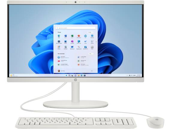 Computadora De Escritorio All In One HP 22-Dg0000la 21.5 Pulgadas(A2AE7LA #ABM) Procesador Intel Core I3-N300 – 512 GB SSD, 8 GB De RAM, Windows 11 Home