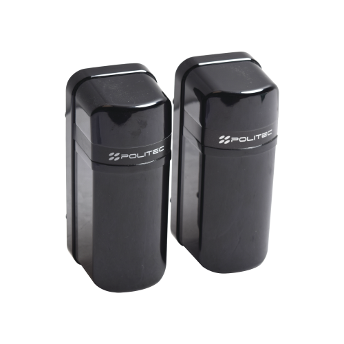 Politec ALES120 Detector Fotoeléctrico, 120 metros de proteccion, IP65, Inlcuye bracket de instalacion, Compatible con cualquier panel de alarma, Cableado