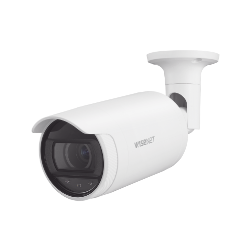 Hanwha Techwin Wisenet AN-OL6082R Cámara IP Tipo Bala Antivandálica 2 Megapíxel, Lente 3.3 a 10.3 mm, IR 30M, WDR 120db, IP66, H.265 & WiseStream, Modo pasillo