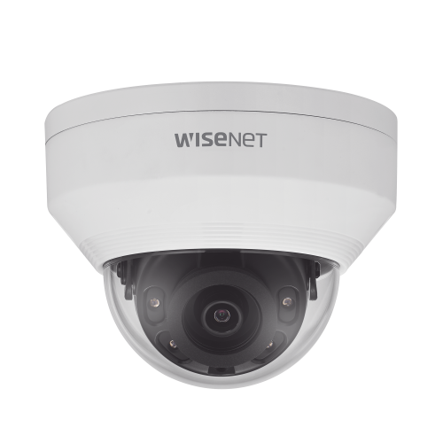 Hanwha Techwin Wisenet ANV-L7012R Cámara IP Tipo Domo Antivandálico 4 Megapíxel, Lente 3mm, IR 20M, WDR 120db, IP66, IK10, H.265 & WiseStream, POE 802.3af