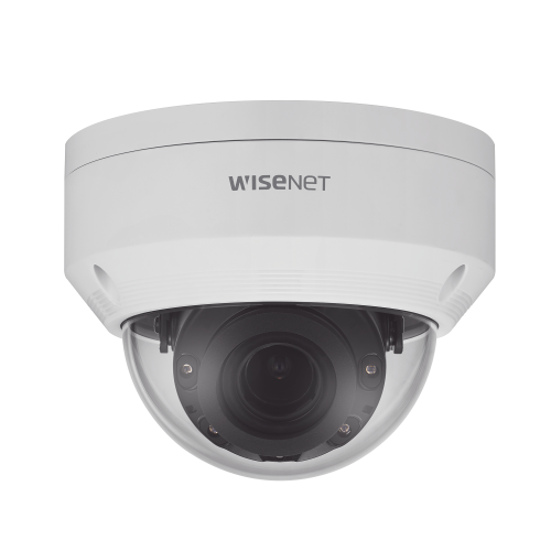 Hanwha Techwin Wisenet ANV-L7082R Cámara IP Tipo Domo Antivandálico 4 Megapíxel, Lente 3.3 a 10.3 mm, IR 30M, WDR 120db, IP66, IK10, H.265 & WiseStream