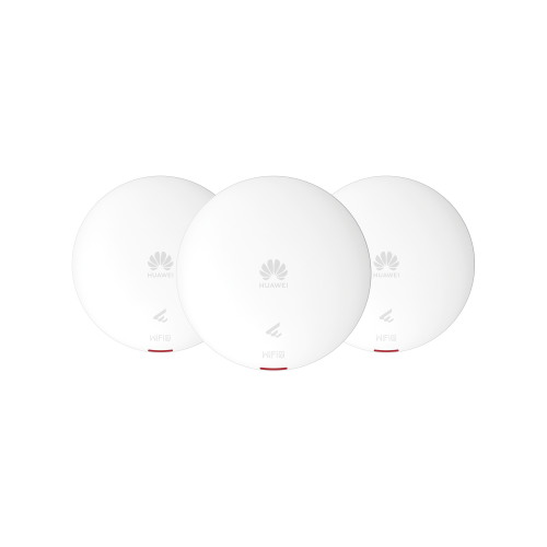 HUAWEI AP361-KIT-3 Kit de 3 – Punto de Acceso Wi-Fi 6, 1.775 Gbps, MU-MIMO 2×2:2 (2.4GHz y 5GHz), Smart Antenna 20% más cobertura, Instalación en techo y pared, Seguridad WP3, Con Administración Gratuita desde la Nube