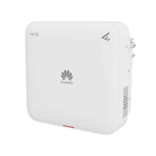 HUAWEI AP761 Punto de Acceso Exterior Wi-Fi 6, 1.775 Gbps, MU-MIMO 2×2:2 (2.4GHz y 5GHz), Antena Sectorial de H:65 grados y V:20 grados, Instalación en mástil, IP68, 1 Puerto 10/100/1000 Mbps, 1 Puerto 1GE SFP, BLE, Hasta 1024 usuarios, Adminis