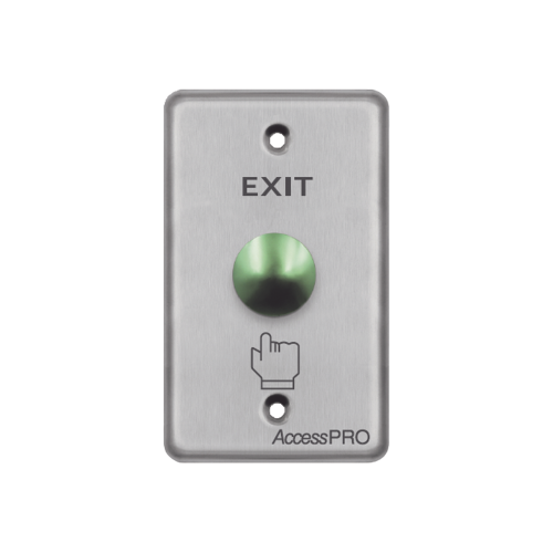 ACCESSPRO APBRVC Botón tipo Hongo Color Verde, Contacto NO, Estético, Alta Durabilidad