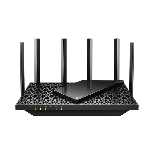 TP-LINK ARCHERAX73 Router WiFi 6 Doble Banda, AX5400 MU-MIMO 4X4 y OFDMA, 1 puerto WAN 10/100/1000 Mbps, 4 puertos LAN 10/100/1000 Mbps, 1 puerto USB 3.0, 6 potentes antenas, Administración App (Tether) o Página web, Protección HomeShield