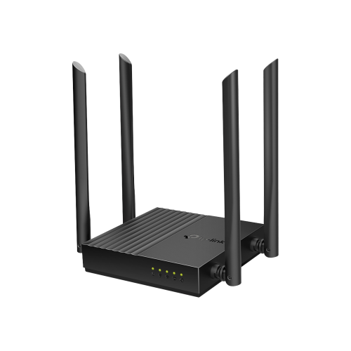 TP-LINK ARCHERC64 Router Inalámbrico AC 1200, Doble Banda MU-MIMO, 1 puerto WAN 10/100/1000 Mbps, 4 puertos LAN 10/100/1000 Mbps, Compatible con EasyMesh, Administración Web o App Tether