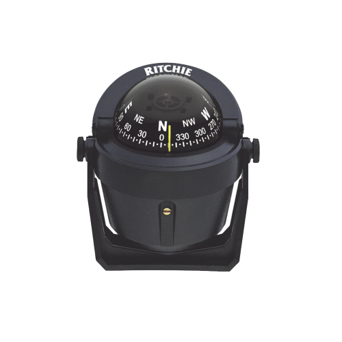 RITCHIE B-51 Brújula serie Explorer en color negro, con iluminación nocturna color verde.