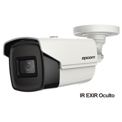 EPCOM PROFESSIONAL B4K-TURBO-LX Bala TURBOHD 4K (8 Megapixeles), Gran Angular 102º, Lente 2.8 mm, Exterior IP67, IR EXIR 60 mts, dWDR