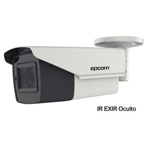 EPCOM PROFESSIONAL B4K-TURBO-Z Bullet TURBOHD 4K (8Megapixeles), Lente Mot. 2.7 a 13.5 mm, Potente IR EXIR de 80 mts, Exterior IP67, 12 Vcc – 24 VCA, dWDR