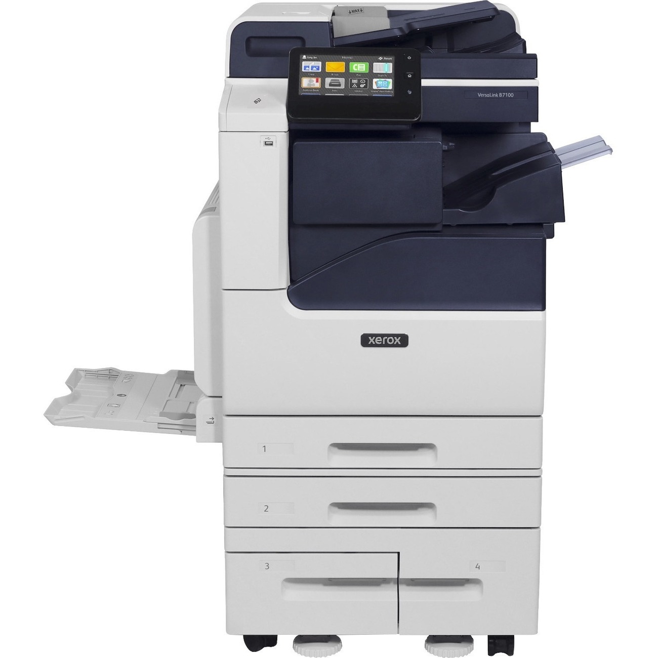 Xerox VersaLink B7135 – Impresora Láser Multifunción Monocromo 35 Ppm, 1200×1200 Dpi, Dúplex Automático, Touchscreen 7″, Escáner Plano, Ethernet Gigabit, USB, 153 000 Pp/M, EPEAT & Energy Star, 1 Año De Garantía