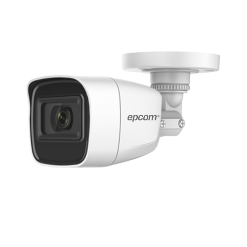 EPCOM PROFESSIONAL B8-TURBO-G2P/A AUDIO POR COAXITRON, Bala TURBOHD 2 Megapixel (1080p), Gran Angular 106°, Lente 2.8 mm, 25 mts IR EXIR, Exterior IP66, 4 Tecnologías, dWDR