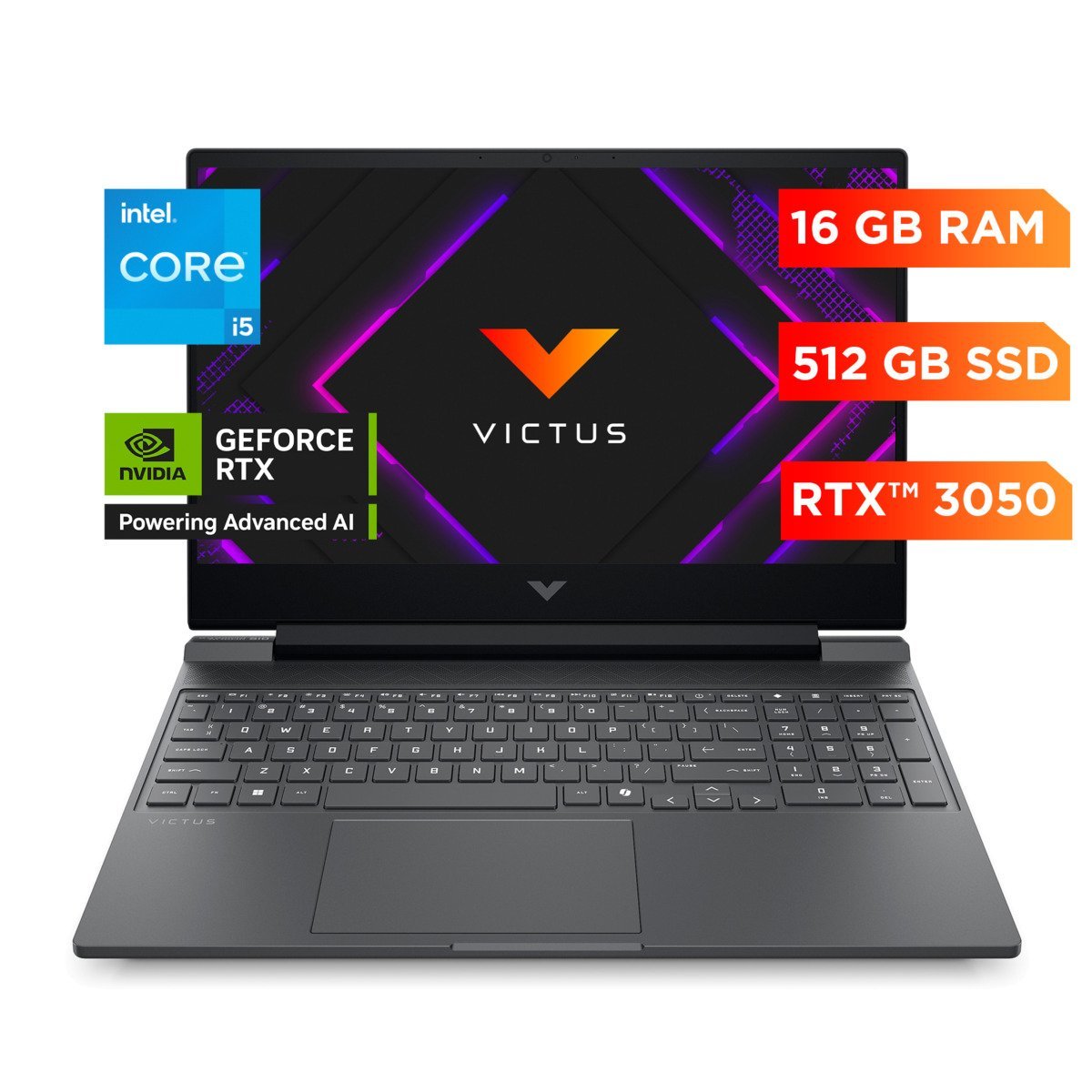 Laptop Gaming VICTUS 15-Fa2014la | Potencia RTX 3050 Y Core I5