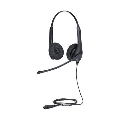 JABRA BIZ-1500-DUO-QD Jabra Biz 1500 Duo, auricular profesional con cancelación de ruido, ideal para contact center con conexión QD (1519-0157)