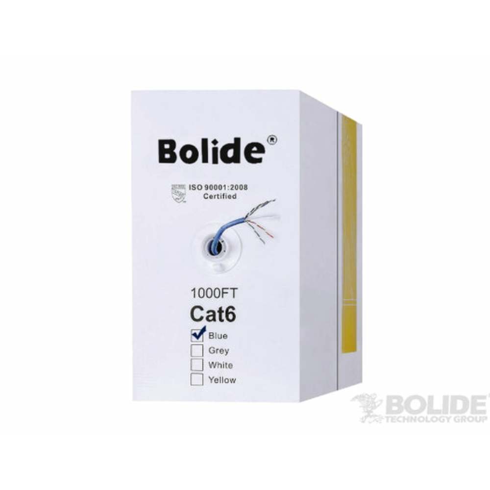 BOLIDE BOBINA DE CABLE ETHERNET CAT6, UTP, 304 METROS, BP0033/CAT6/WHITE