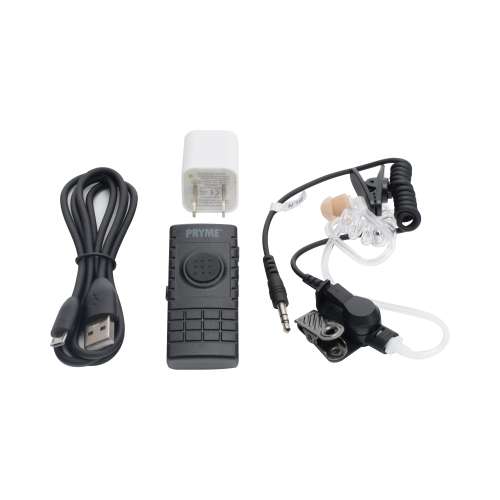 PRYME BTH300MAXKIT2 PTT inalámbrico Bluetooth con tubo acústico para radios Kenwood Serie NX5000/3000