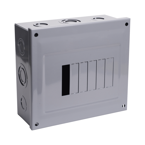 CHINT C2Q06S Centro de Carga para Sobreponer, 06 Polos, 60 A, 1 Fase 3 Hilos, 120/240 V AC, 60Hz