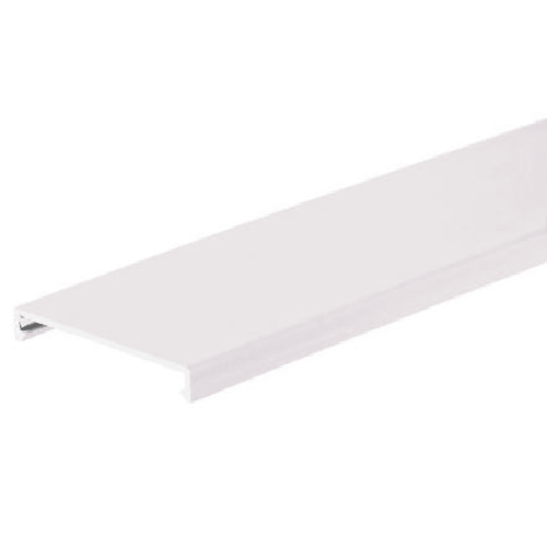 PANDUIT C2WH6 Tapa para Canaleta Ranurada, de 57.2 mm de Ancho, 1828.8 mm de Largo, Color Blanco