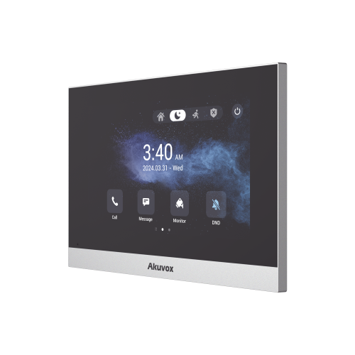 AKUVOX C316W Monitor ANDROID, Soporta APP Android, Pantalla Touch Screen LCD 7″, WiFi, Punto WIFI, Bluetooth, PoE, SIP, 8 Entradas de Alarma, 1 Salida de Relé, Comunicación con App de Familiares, Administración 100 % en la Nube