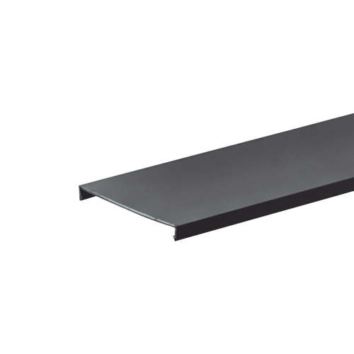 PANDUIT C3BL6 Tapa para Canaleta Ranurada Tipo G, de 82.6 mm de Ancho, 1828.8 mm de Largo, Color Negro