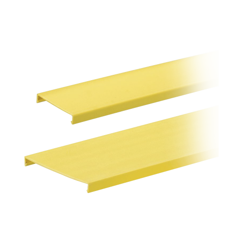 PANDUIT C4YL6 Tapa para Canaleta Ranurada, de 4 in de Ancho, 1828.8 mm de Largo, Color Amarillo