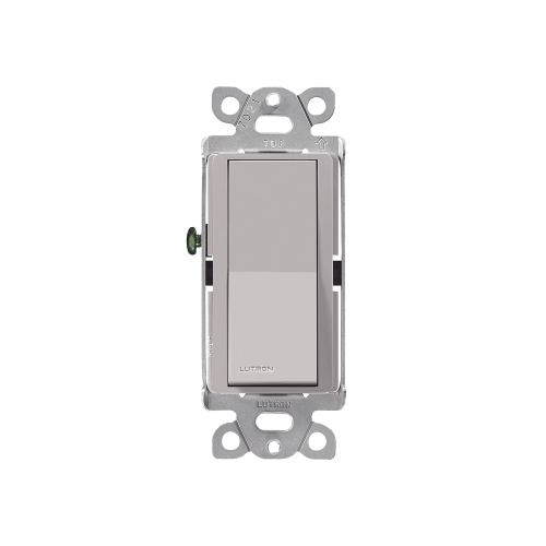 LUTRON ELECTRONICS CA1PSGRS Switch un solo polo 15 Amp GRIS