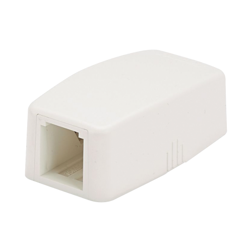 PANDUIT CBXQ1IW-A Caja de Montaje en Superficie, Para 1 Módulo Mini-Com, Color Blanco Mate