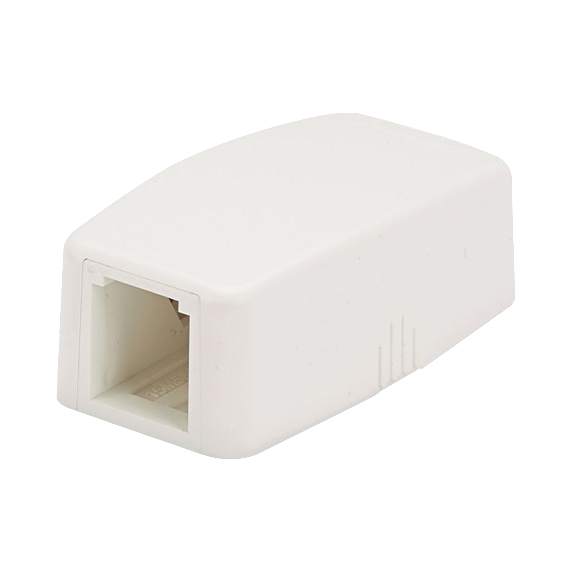 PANDUIT CBXQ1IW-A Caja de Montaje en Superficie, Para 1 Módulo Mini-Com, Color Blanco Mate