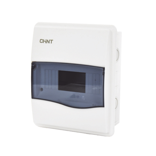 CHINT CD40E08 Caja de distribución para empotrar, IP40, 08 módulos (SKU: 8101006)