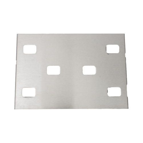 CHAROFIL CH-CP-314ALK Cople para Uniones de Escalera de Aluminio, Plano, Peralte 3 1/4″, Incluye Tornilería