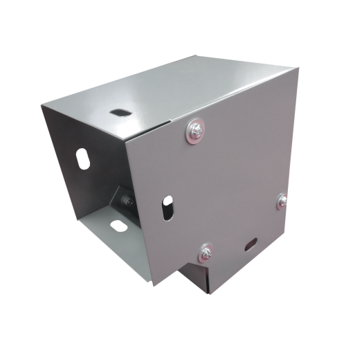 CHAROFIL CH-DCH90100L Derivación codo horizontal de 90 grados 100 x 100 mm, fabricado en lámina de acero al carbón