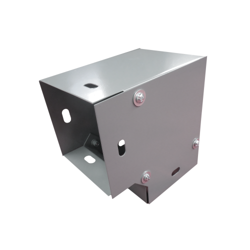 CHAROFIL CH-DCH9065L Derivación codo horizontal de 90 grados 65 x 65 mm, fabricado en lámina de acero al carbón