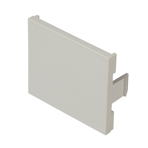 PANDUIT CHB2IW-X Módulo de tapa ciega (Inserto Ciego), de 1/2, Color Blanco Mate, 1 Pieza