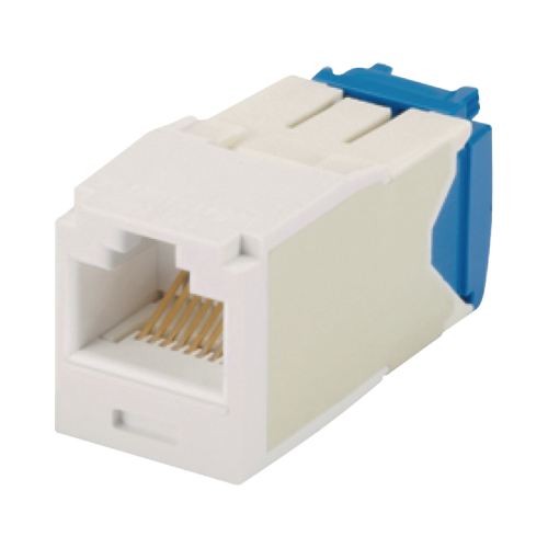 PANDUIT CJ6X88TGWH Conector Jack RJ45 Estilo TG, Mini-Com, Categoría 6A, de 8 posiciones y 8 cables, Color Blanco