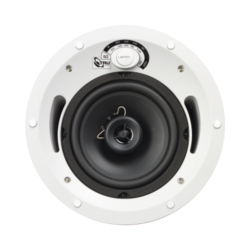 TRUAUDIO CL-70V-6UL Altavoz comercial de 2 vías | 70V /100V | 8 Ohms | montaje en techo | woofer de 6.5 in | 60 Watts |