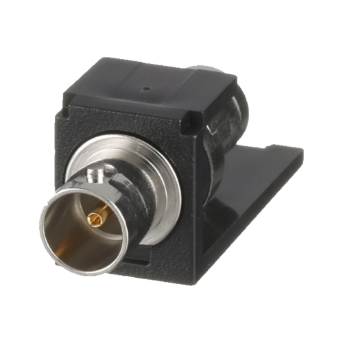 PANDUIT CMBA75BLY Módulo Acoplador Coaxial Tipo BNC, Mini-Com, de 75 Ohms, Color Negro