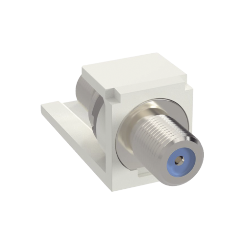 PANDUIT CMFWH Módulo Acoplador Coaxial Tipo F, Mini-Com, de 75 Ohms, 3.0 GHz, Color Blanco