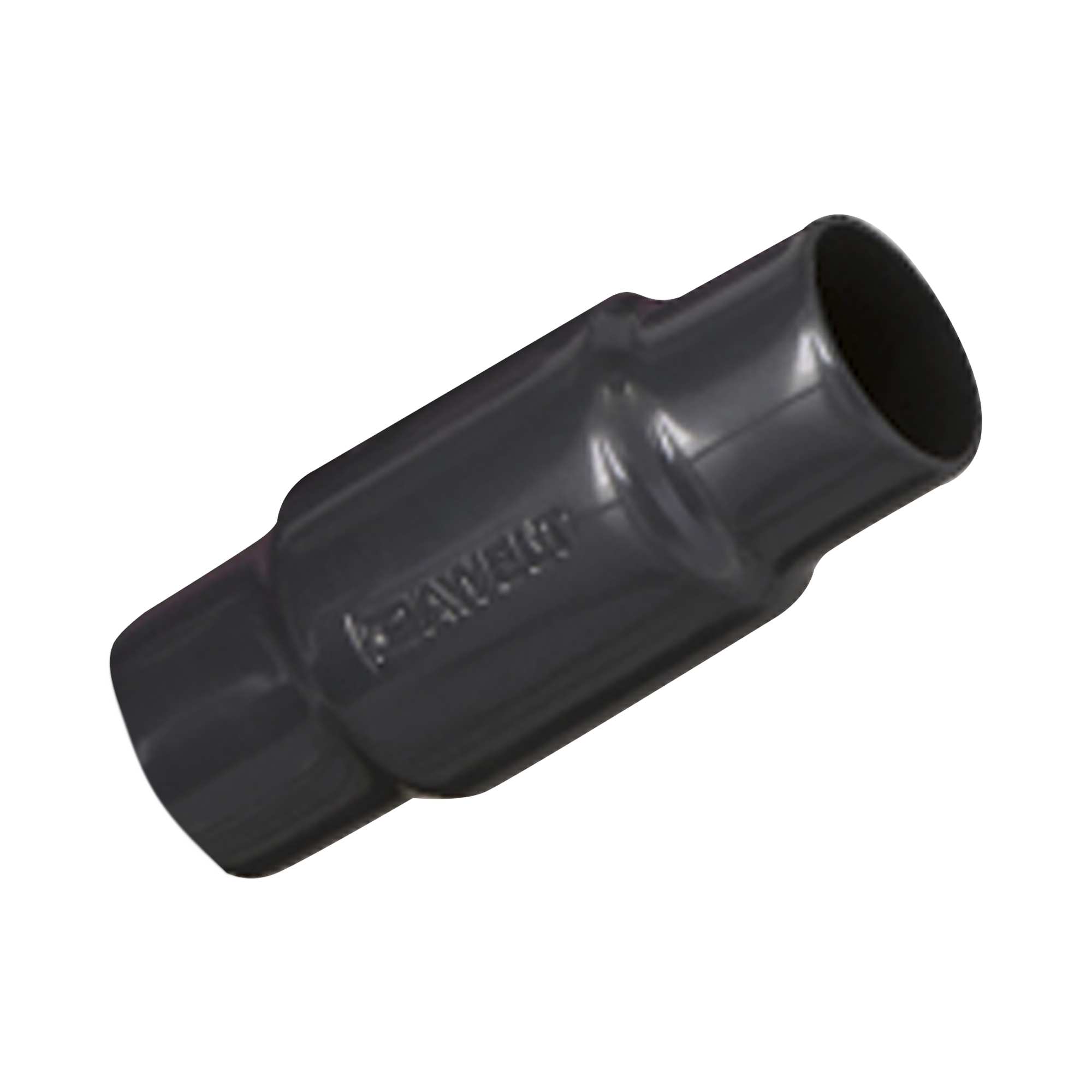 RAWELT COAL-25-PC Cople de Aluminio con Recubrimiento Exterior de PVC de 1″ (25.4 mm), Interior de Uretano Purpura.