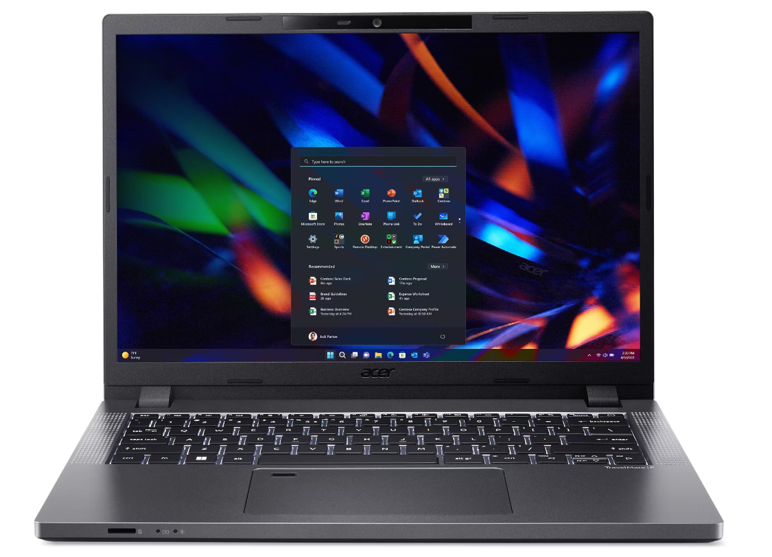 LAPTOP ACER TRAVELMATE P2 CORE I5-1335U; 14 WUXGA IPS; 8GB RAM; 512GB SSD; FINGERPRINT; WIN 11 PRO; 1 AÑO DE GARANTÍA + 1 AÑO CONTRA ROBO; GRIS ACERO –