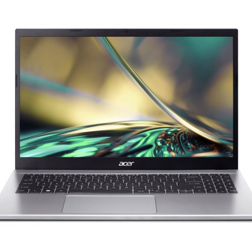 LAPTOP ACER ASPIRE 3 CORE I3-1215U; PANTALLA 15.6 FHD; 8 GB RAM; 512 GB PCIe NVMe SSD; WINDOWS 11 HOME; 1 Año De Garantía + 1 Año Contra Robo; PLATA –